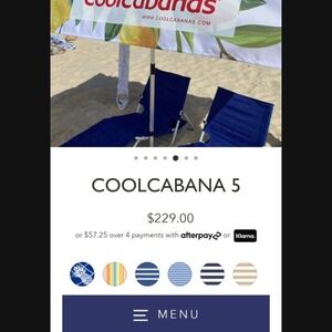 CoolCabana 5 Beach Umbrella